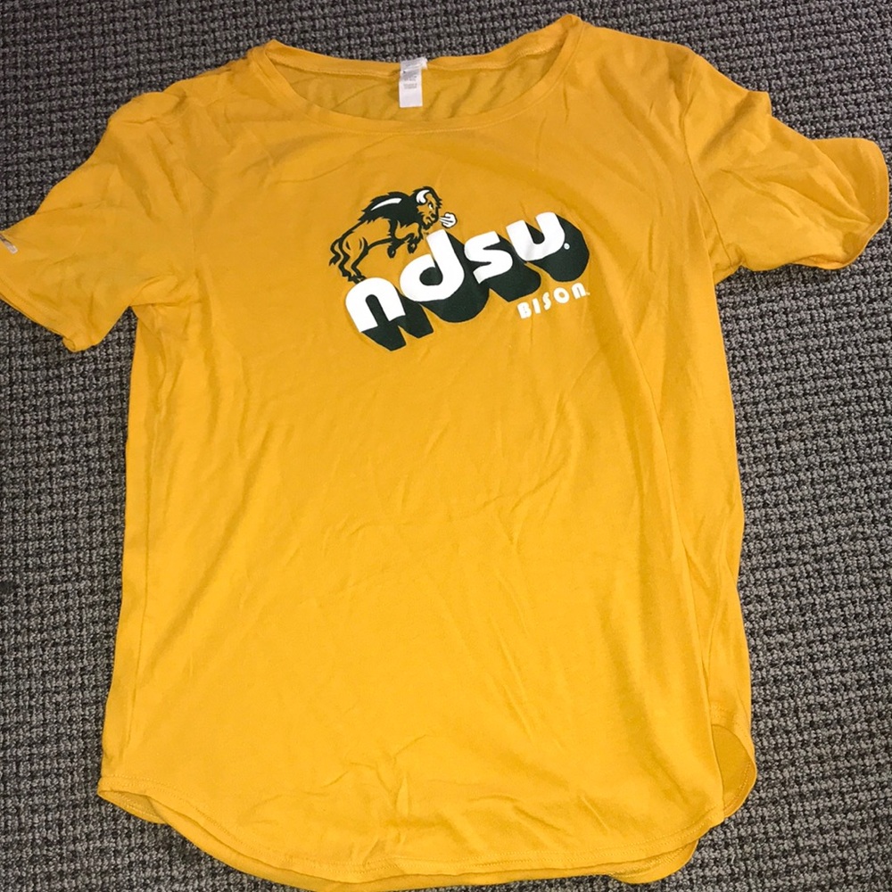 NDSU Bison Yellow Graphic Tee